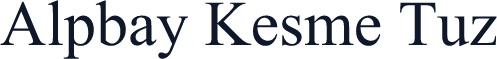 Alpbay Kesme Tuz