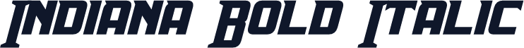 Indiana Bold Italic