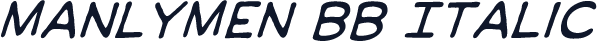ManlyMen BB Italic