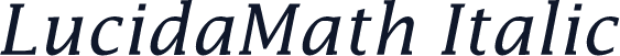 LucidaMath-Italic