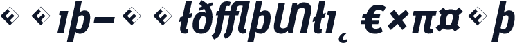 Unit-BoldItalicExpert