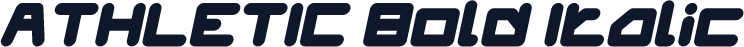 ATHLETIC Bold Italic