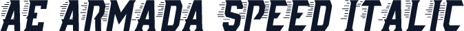 AE Armada Speed Italic