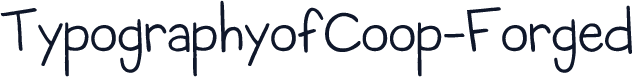 TypographyofCoop-Forged