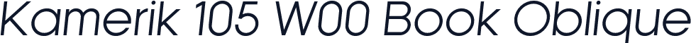 Kamerik 105 W00 Book Oblique