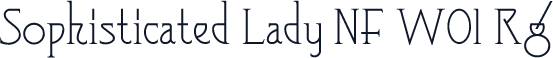 Sophisticated Lady NF W01 Rg