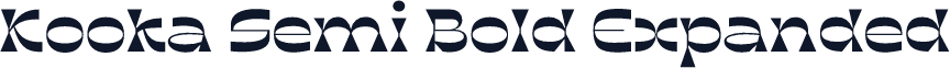 Kooka Semi Bold Expanded