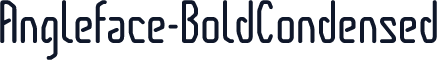 Angleface-BoldCondensed