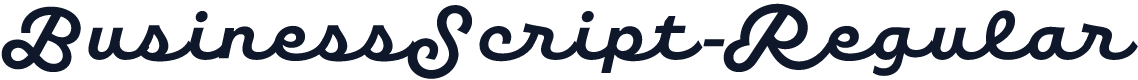 BusinessScript-Regular