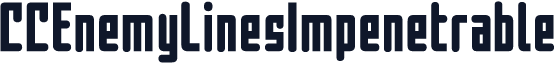 CCEnemyLinesImpenetrable