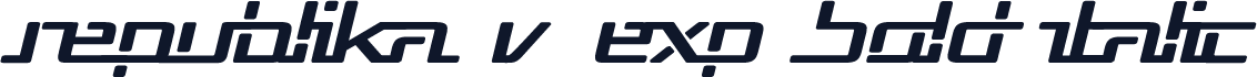 Republika V Exp Bold Italic