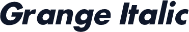 Grange Italic