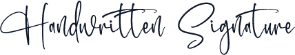 Handwritten Signature
