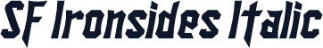 SF Ironsides Italic