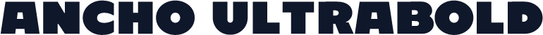 Ancho UltraBold