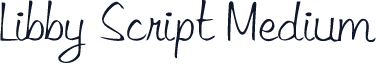 Libby Script Medium