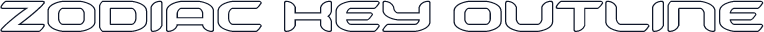 Zodiac Key Outline