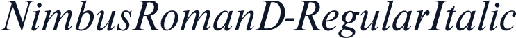 NimbusRomanD-RegularItalic