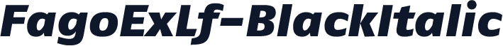 FagoExLf-BlackItalic