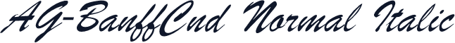 AG-BanffCnd Normal Italic