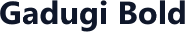 Gadugi Bold