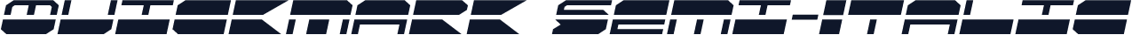 QuickMark Semi-Italic