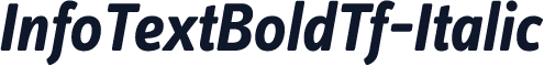 InfoTextBoldTf-Italic