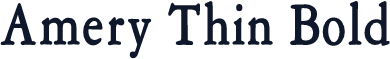 Amery Thin Bold