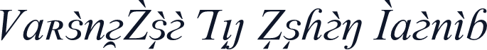 Ptgul-Aya New Roman Italic