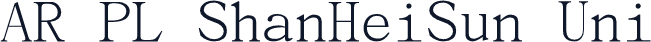 AR PL ShanHeiSun Uni