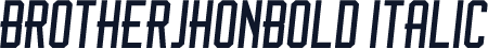 BrotherJhonBold Italic