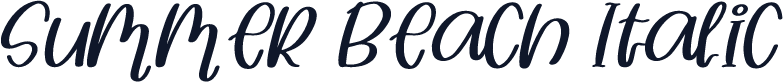 Summer Beach Italic
