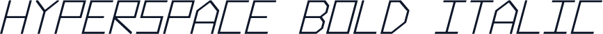 Hyperspace Bold Italic