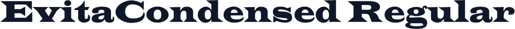 EvitaCondensed Regular