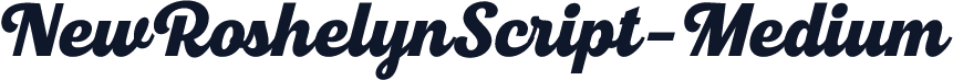 NewRoshelynScript-Medium