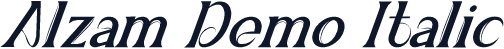 Alzam Demo Italic