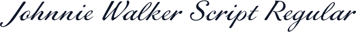 Johnnie Walker Script Regular
