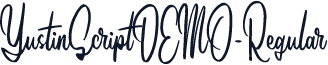 YustinScriptDEMO-Regular