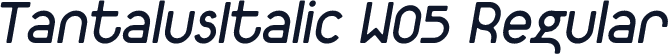 TantalusItalic W05 Regular