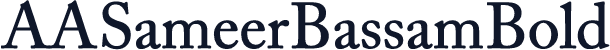 AA Sameer Bassam Bold