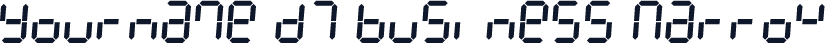 Yourname D7 Business Narrow