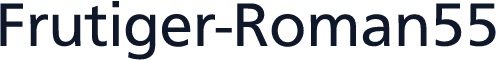 Frutiger-Roman55