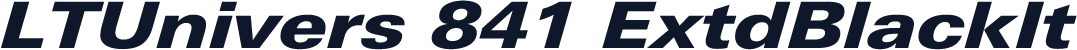 LTUnivers 841 ExtdBlackIt