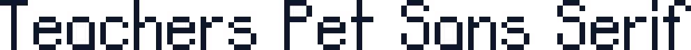 Teachers Pet Sans Serif