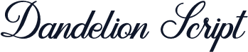 Dandelion Script
