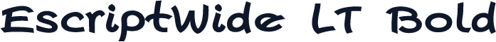 EscriptWide LT Bold