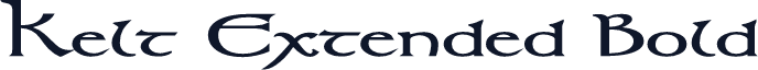 Kelt Extended Bold