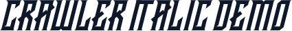 CRAWLER Italic Demo