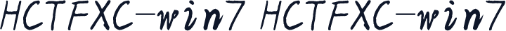 HCTFXC-win7 HCTFXC-win7