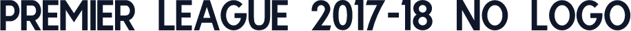Premier League 2017-18 no logo